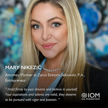 Photo of Mary Nikezić | IOM- UN MIGRATION