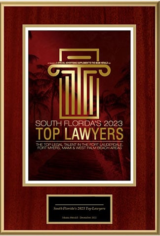 South Florida's 2023 Top Lawyers | The Top Legal Talent In The Fort Lauderdale, Fort Myers, Miami & West Palm Beach Areas
