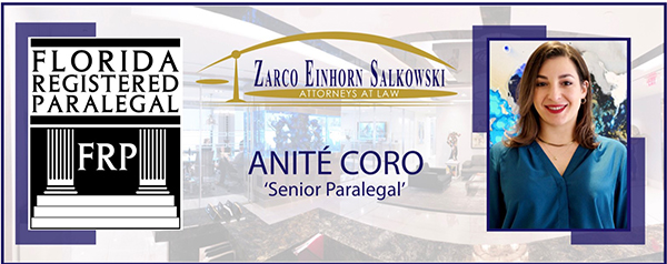 Florida registered paralegal | Anite Coro