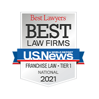Best Law Firms- Franchise Law 2021 Award
