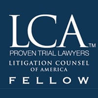 LCA | Proven Trial Lawyers | Litigation Counsel of America Fellow badge