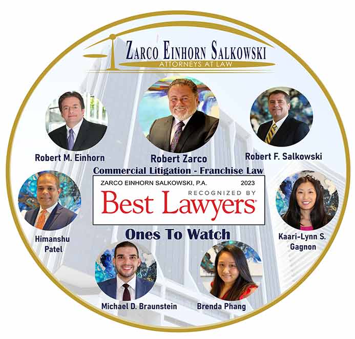 Firm Attorneys Awarded ‘Best Lawyers’ and ‘Ones to Watch’ for 2023 in Franchise Law and Commercial Litigation