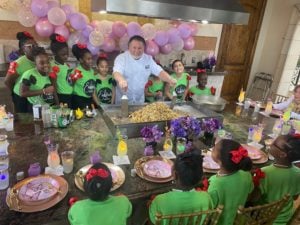 Robert Zarco Cooks for The Embrace Girls Foundation
