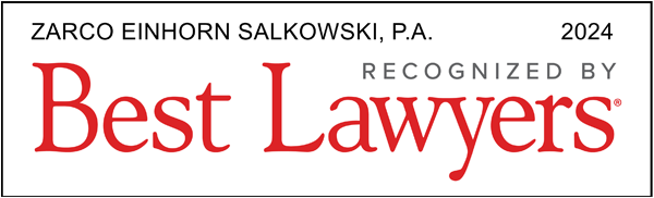 Zarco Einhorn Salkowski, P.A. 2024 Recognized By Best Lawyers