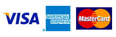 Visa | American Express | Mastercard