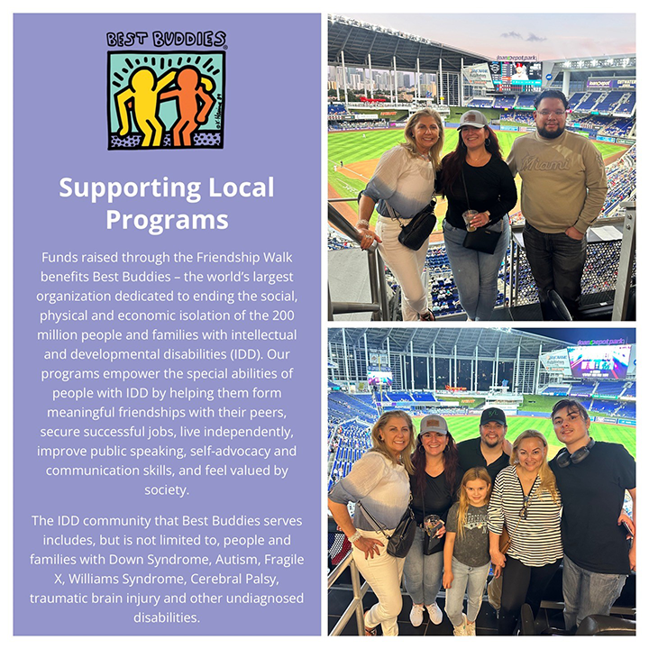 Proud Sponsors of the Best Buddies Friendship Walk in support of Team Diego V