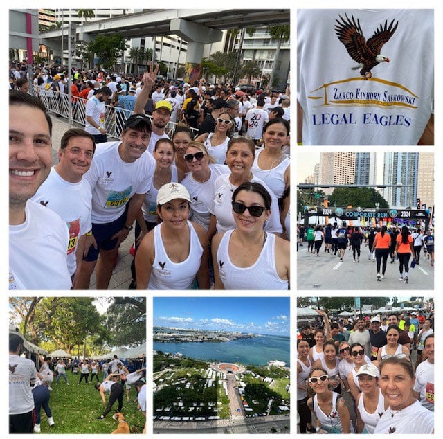 Group photo at massive Miami-Dade County Lexus Corporate Run