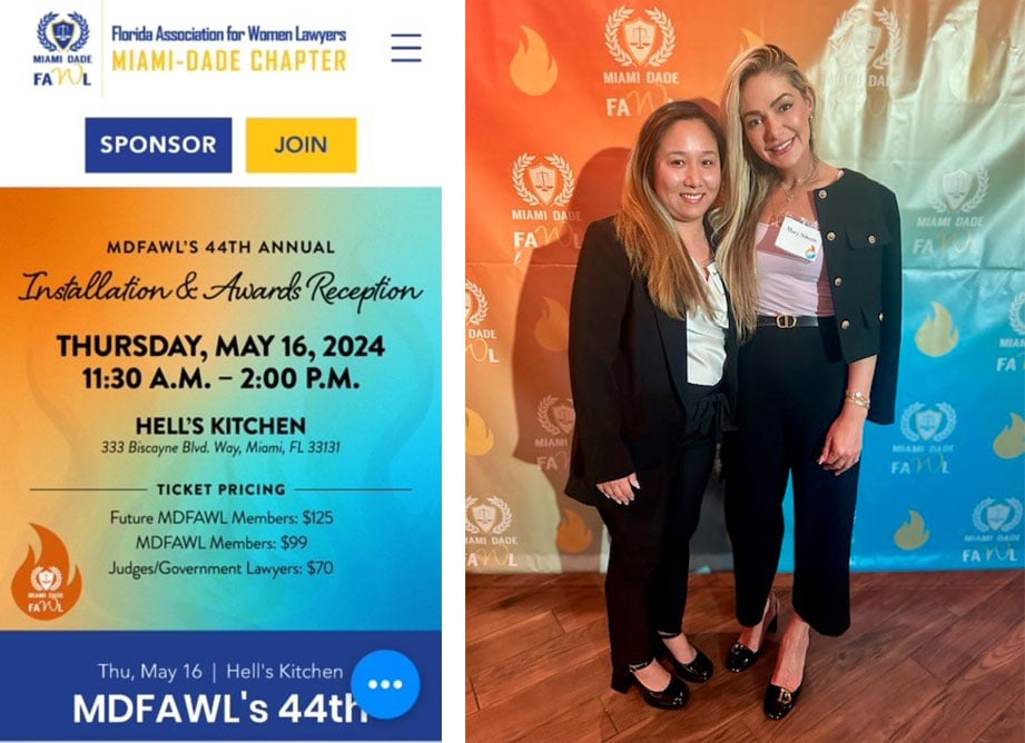 MDFAWL'S 44th Annual Installation & Awards Reception with attorneys images
