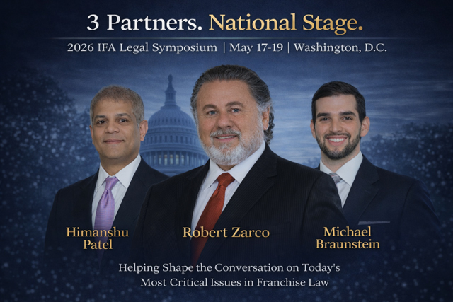 3 Partners. National Stage. | 2026 IFA Legal Symposium | May 17-19 | Washington, D.C.