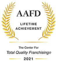 AAFD | Lifetime Achievement Award | The Center For Top Quality Franchising | 2021