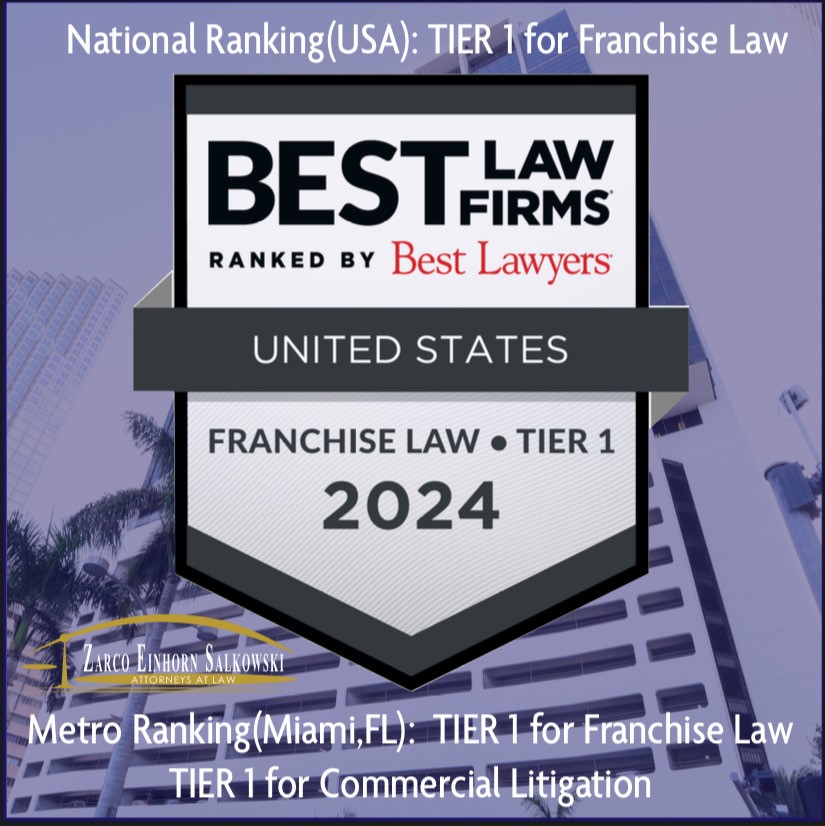 Best Law Firms Ranked By Best Lawyers - United States - Franchise Law - Tier 1 2024