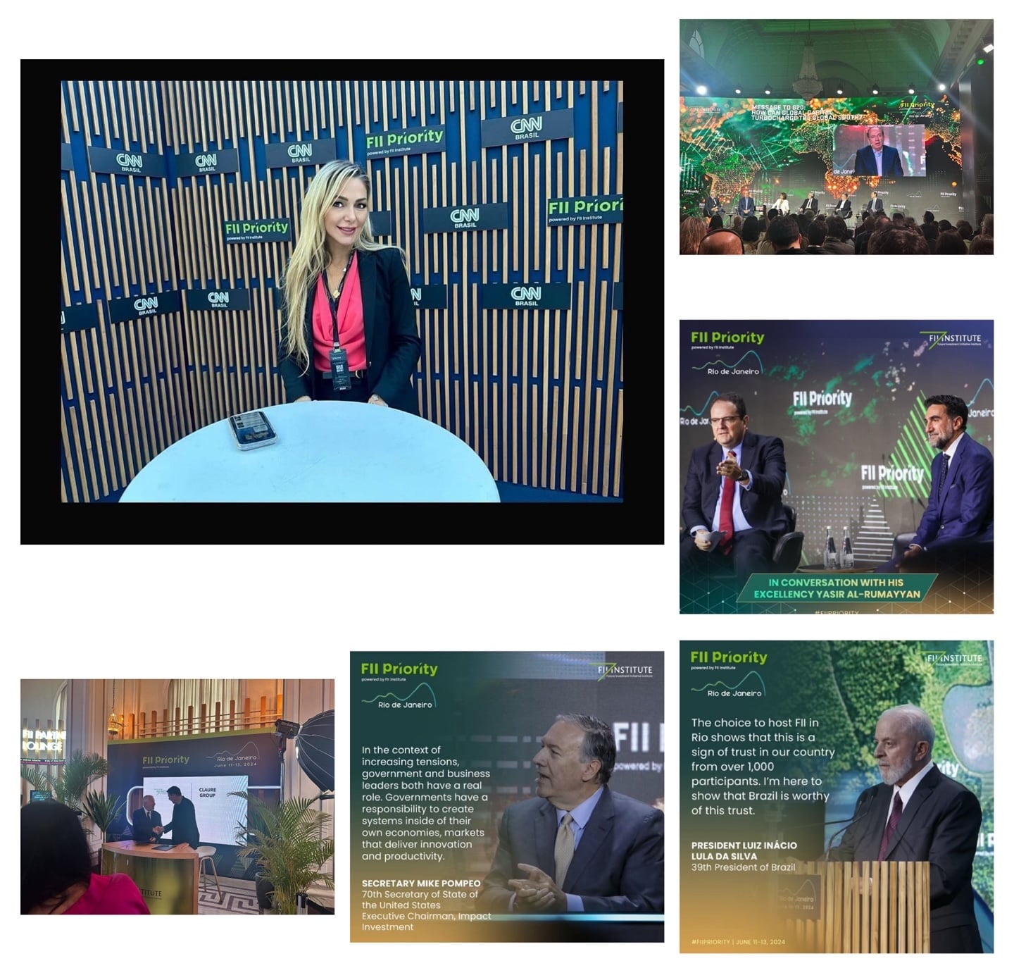 Mary Nikezic Collaborates with World Leaders at Future Investment Initiative (FII) Summit in Rio de Janeiro!