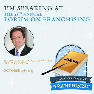 I'm Speaking at | The 48th Annual Forum On Franchising